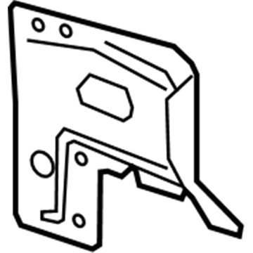 GM 84029030 Gusset, Front Compartment Inner Side Rail