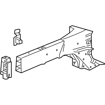 GM 84087431 Rail Assembly, Front Compartment Side
