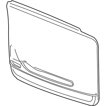 GM 10392982 Panel Assembly, Front Side Door Trim *Neutral