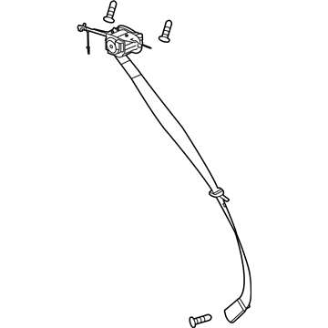 Saturn Ion Seat Belt - 15943438