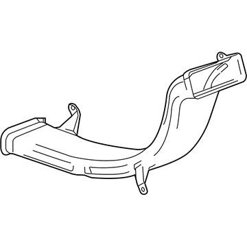 GM 23225471 Duct, Front Floor Console Rear Air