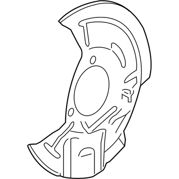 GM 23377439 Shield, Front Brake