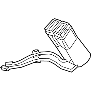 GM 19333397 Rear Seat Belt Kit (Buckle Side) *Grey