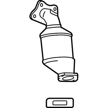 GM 22975354 3Way Catalytic Convertor Assembly (W/Exhaust Pipe)