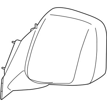 GM 19317356 Mirror,Outside Rear View *Paint To Mat