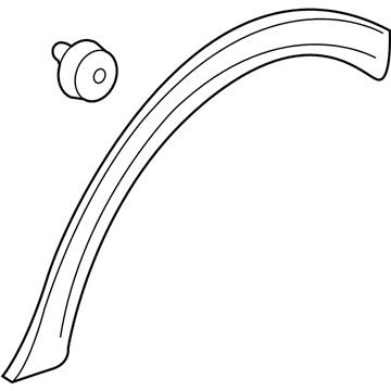 GM 42438508 Molding Assembly, Rear Wheel Opening