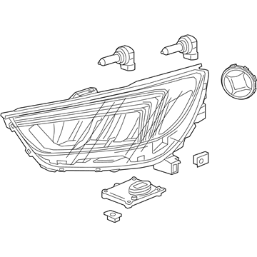 GM 42740097 Front Headlight Assembly