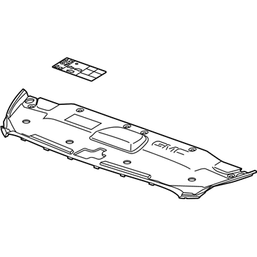 GM 84163661 Shield Assembly, Front Compartment Front Sight