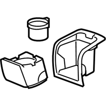 GM 15255364 Holder,Rear Seat Cup