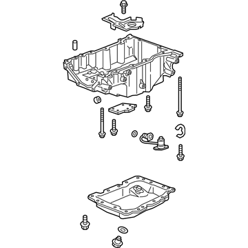 25202733 - Genuine GM Pan Assembly, Oil