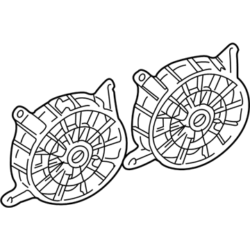Pontiac Cooling Fan Bracket - 12362568