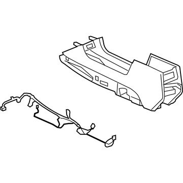 GM 20923467 Console Assembly, Front Floor *Cashmere