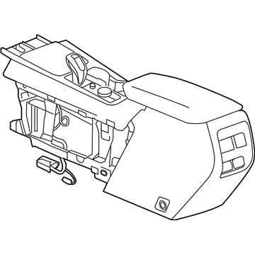 GM 84635105 Console Assembly, F/Flr *Sedna Sauvgee