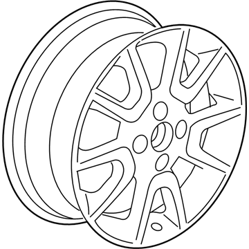 2013 Chevrolet Spark Spare Wheel - 95137597