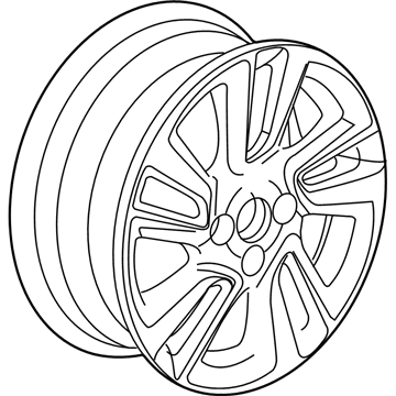 2016 Chevrolet Spark EV Spare Wheel - 95024487