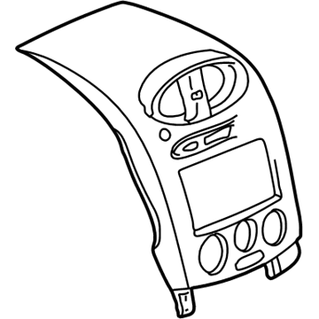GM 15891727 Bezel,Instrument Panel Accessory *Maple
