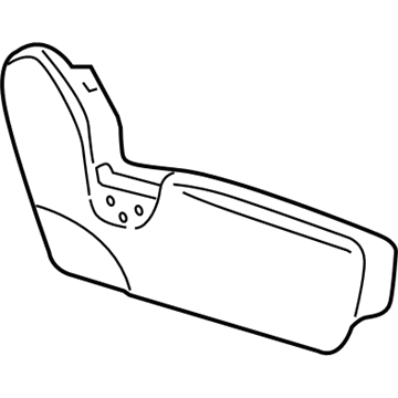 GM 96839654 Cover,Passenger Seat Outer Adjuster Finish