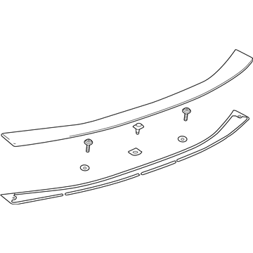 GM 84157014 Spoiler Assembly, Rear End *Paint To Mat