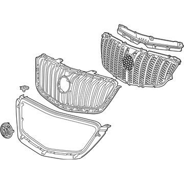 GM 95391794 Grille Assembly, Front