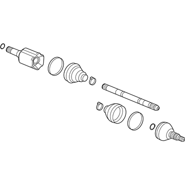 GM 84576601 Front Driver Side Half, Shaft Assembly