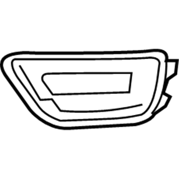 GM 22891746 Cover, Front Fog Lamp Opening