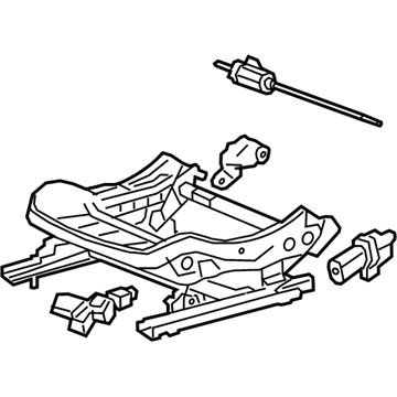 13511845 - Genuine GM Frame Assembly, Front Seat Cushion