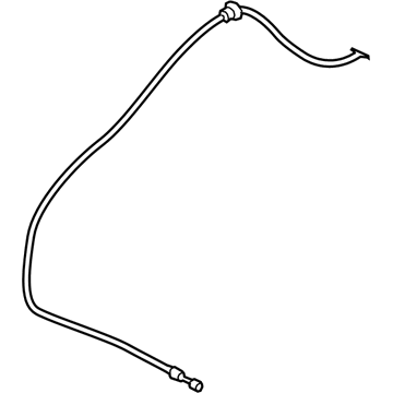 2015 Chevrolet City Express Hood Cable - 19317414