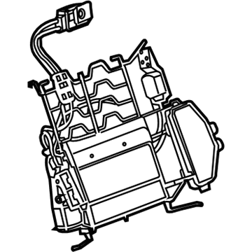 GM 23149389 Lumbar Assembly, Front Seat Back