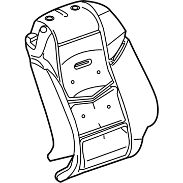 GM 23149387 Pad Assembly, Front Seat Back