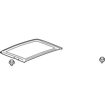 23378854 - Genuine GM Window Assembly, Sun Roof