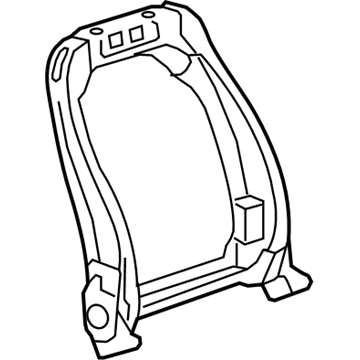 GM 13580480 Frame Assembly, Front Seat Back Cushion