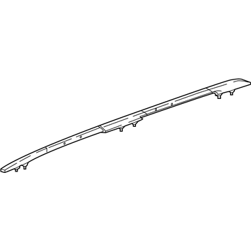 GM 84292771 Rail Assembly, Luggage Carrier Side *Silven Metal