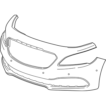 GM 26243326 Front Bumper Cover