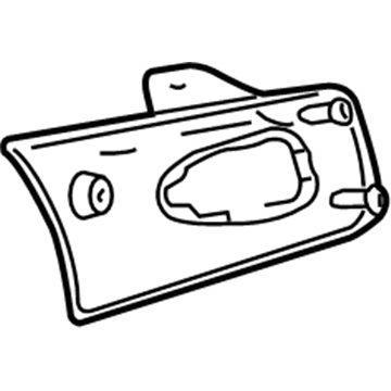 GM 92236312 Plate,Accessory Switch Mounting