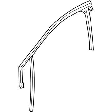 GM 84176075 Weatherstrip Assembly, Front Side Door Window