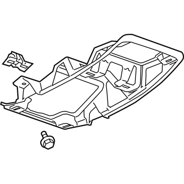 GM 20907461 Plate Assembly, Roof Console Backing