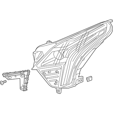 GM 23386131 Headlamp Assembly