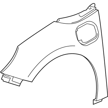 GM 84030923 Fender Assembly, Front (Lh)