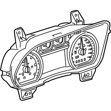 Chevrolet Silverado Instrument Cluster - 84054171
