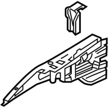 GM 84228155 Rail Assembly, Front Compartment Upper Side