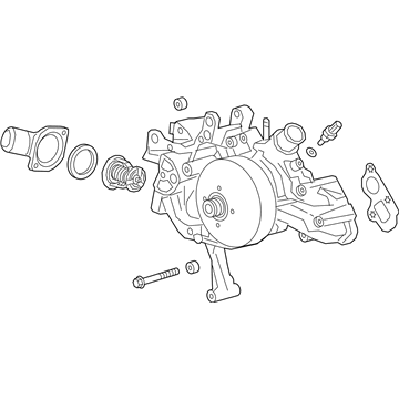 Cadillac Escalade Water Pump - 12687631