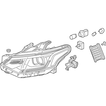 Chevrolet Traverse Headlight - 84887857