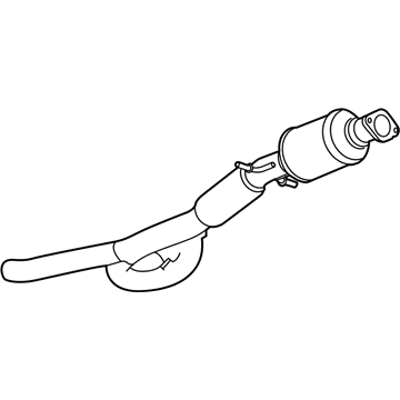 GM 84407223 EXHAUST FRONT PIPE ASSEMBLY