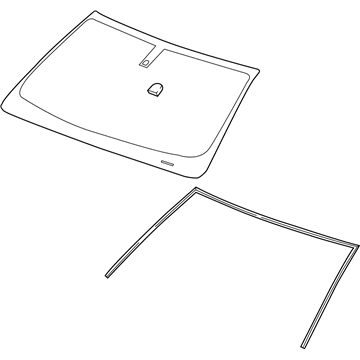 GM 84352103 Windshield Assembly, .