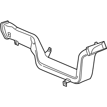 GM 84225392 Duct, Front Floor Console Rear Air