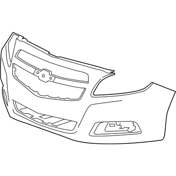 GM 22883320 Front Bumper Cover