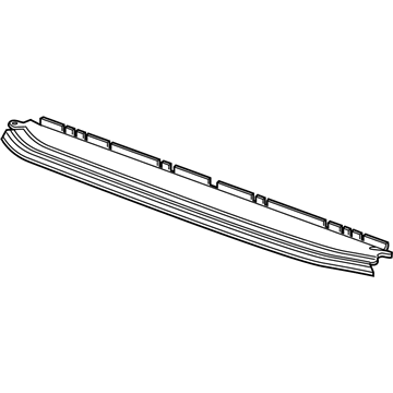 84981204 - Genuine GM Baffle Assembly, Rad Air Lwr