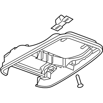 GM 84271153 Plate Assembly, Roof Console Backing