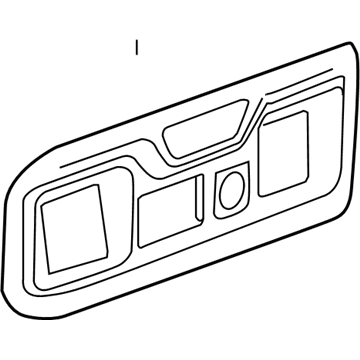 GM 84505581 Plate Assembly, F/Flr Rr Cnsl Tr *Atmosphere