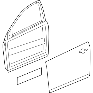 39137991 - Genuine GM Door Assembly, Front Side